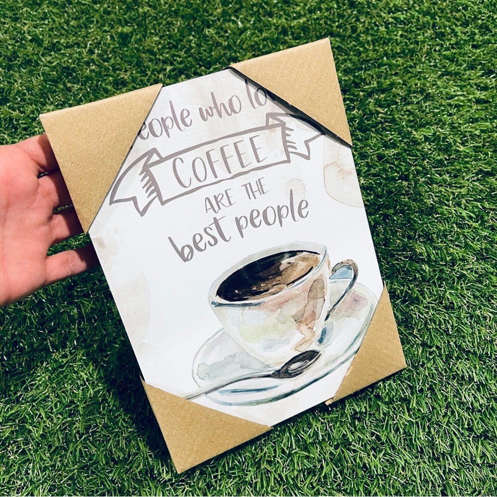 Coffee Lovers Wall Art 6x8